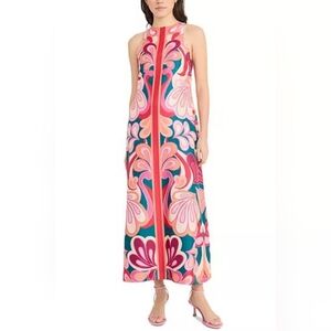 DONNA MORGAN Multi Color Sleevless Maxi Dress